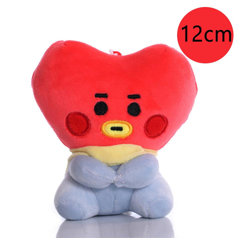 B-T-21 Plush Toy Tata Koay Shooky Mang Cooky Cartoon Animal Backpack Key Mobile Phone Pendant Office Toys Friend Gift