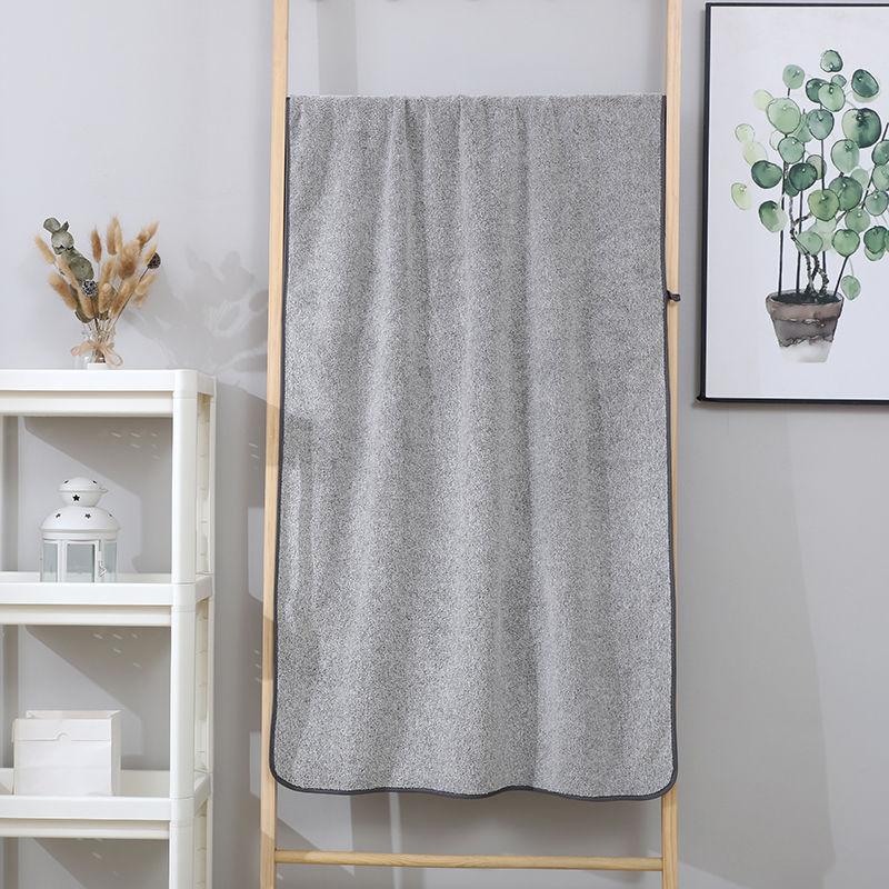 Банное полотенце, антибактериальное, домашнее, мягкое, впитывающее, быстросохнущее, утолщающее, для взрослых, набор мягких банных полотенец из микрофибры