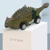 T-Rex Dinosaur Model Toys Four Wheel Pull Back Dinosaur Model Dino Toy Pull Back Car Dinosaur Toy