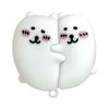 Защитный чехол для AirPods с рисунком «Объятия белого медведя» для беспроводных наушников Pro, 3-го и 2-го поколений