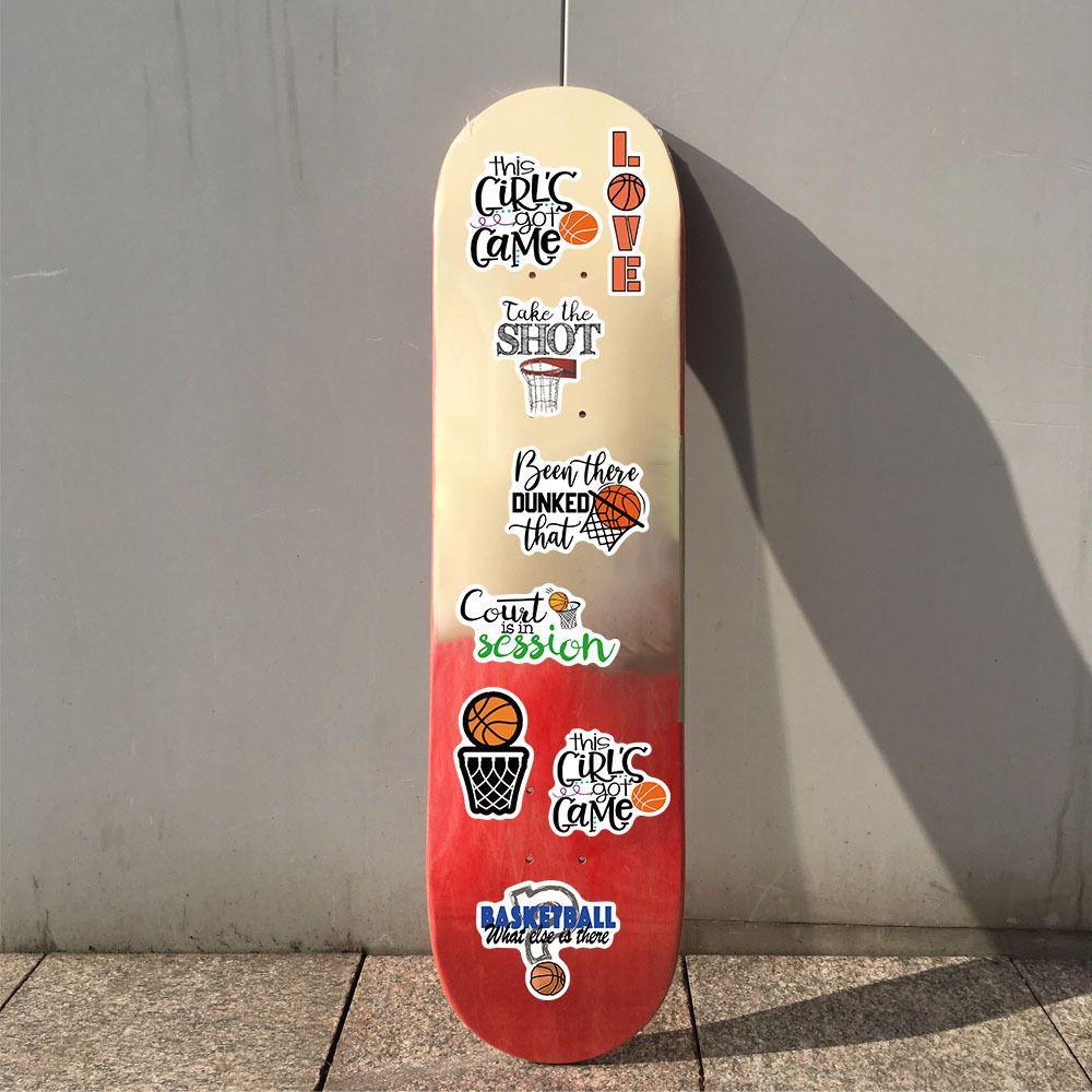 Scrapbooking Ornament Graffiti Basketball Stickers Suitcase Skateboard Decor Decorative Decals