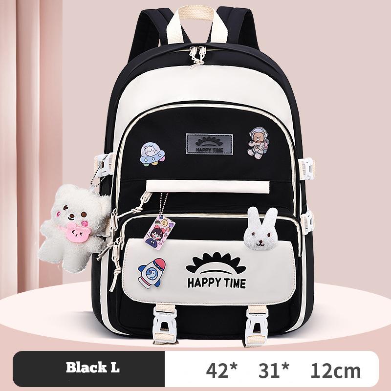 Winter New Primary School Schoolbag Load Reducing Backpack, Large Capacity, Trendy Backpack