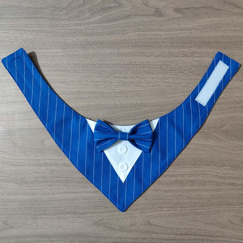 Tanpopo Brand Tuxedo Dog Wedding Collar Bow Tie Adjustable Collar Birthday Costume Outfit Cosplay Graduation Party Dress Bandana