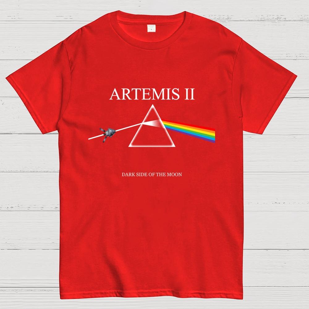 Artemis II Moon Mission Cotton Casual Cool Loose T-Shirt
