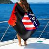 1pc Atletico Madrid Beach Towel, Beach and Seaside Swimming Pool Equipment, Fashion Pattern, Rectangular, Travel Essentials
