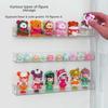 Прозрачная акриловая полка для фигурок Lego Pop Mart — настенная, для хранения в глухих коробках, в рамке для украшений