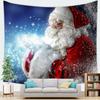 Home Decor Merry Christmas Santa Claus Decoration Tapestry Santa Claus Christmas Party Tapestry Wall Hanging Background Fabric