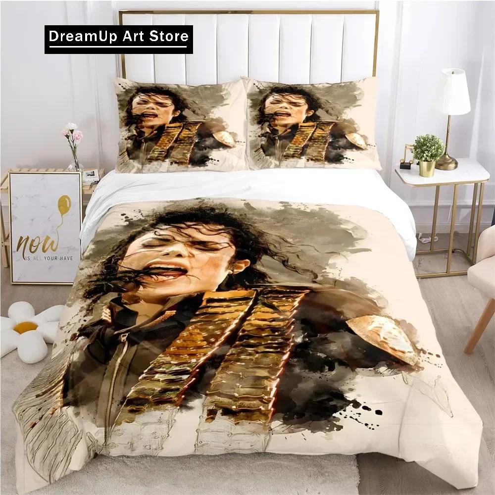 Пододеяльник Michael J-Jackson Одеяло Набор постельного белья Fear Мягкий чехол для одеяла и наволочки для подростков Детей Односпальный/Двуспальный/Евро/Кинг