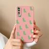 New Case For Samsung A50 A50S Cat Soft Smooth Liquid Silicone Full Protection Anti Choc Bumper For Galaxy A 50 A 50S Funda Coque