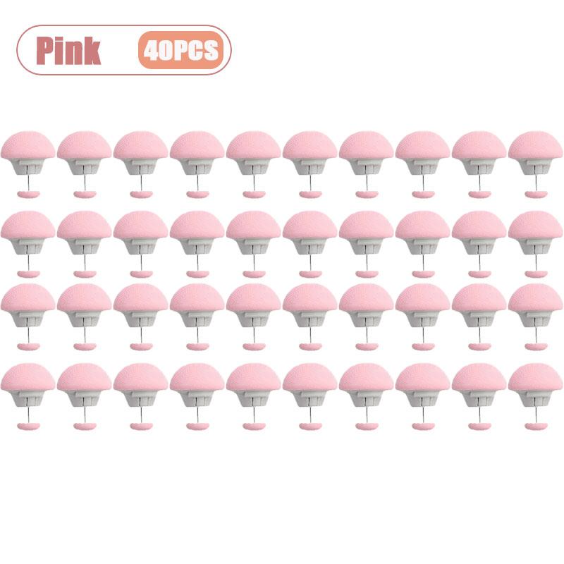 20-80PCS Reusable Mushroom Shape Clips Removable Easy Release Fastener for Blanket Sheet Curtain Socks Multipurpose Clamps