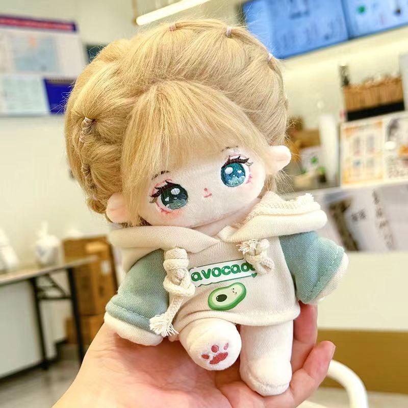 20 см плюшевая хлопковая кукла Kawaii Idol мягкая суперзвезда фигурка куклы милое тело цветущая вишня девочка кукла может менять одежду подарок