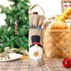Reusable Faceless Old Man Wine Bottle Set Portable Wine Pouch Gift New Year Decor