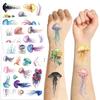 Cartoon New Jellyfish Tattoo Stickers Waterproof Holiday Party Party Children Disposable DIY Tattoo Stickers