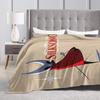 Hollow Knight Silksong Blanket  Super Warm Funny Plush Bedding Throws For Girls Boys Living Room Flannel Bedspread Bed Cover