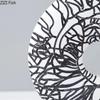 Абстрактные Черные Линии Круговое Кольцо Украшения Настольное Украшение Современные Поделки Креативное Смоляное Кольцо Статуэтка Эстетичный Декор Комнаты