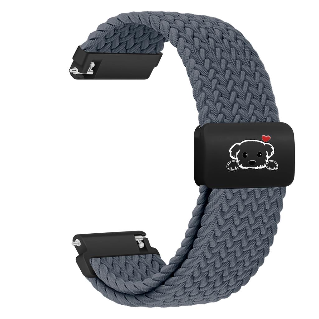18 мм 20 мм 22 мм ремешки для Samsung Galaxy watch 7/FE/6 classic/5 Pro/4 магнитный плетеный браслет Correa HUAWEI watch GT4/5/3 ремешок