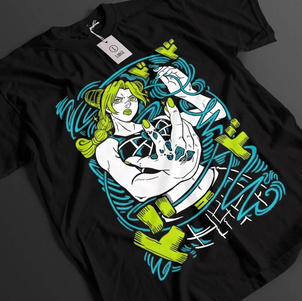 Anime Jojos Bizarre Adventure Dio Joseph Graphic Black Tshirt Size S4XL
