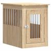 Wooden Style Dog Crate in Sonoma Oak Finish 45 x 62 x 59 cm Engineered Wood