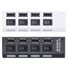 USB-хаб 4 универсальных высокоэффективных порта многофункциональный компактный высокоскоростная передача с переключателем