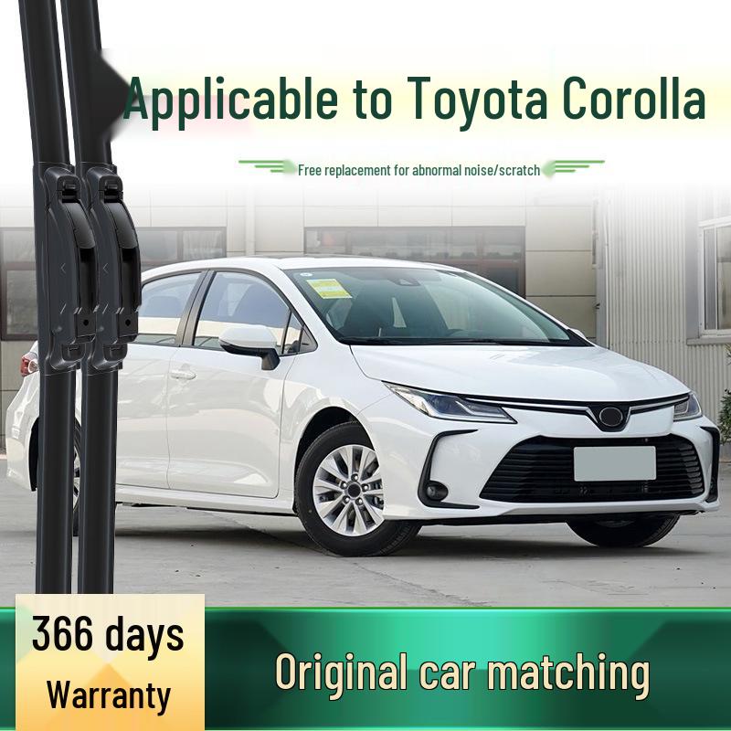 Бескаркасная тихая щетка стеклоочистителя Toyota Corolla/Hybrid - Оригинальная резиновая полоска