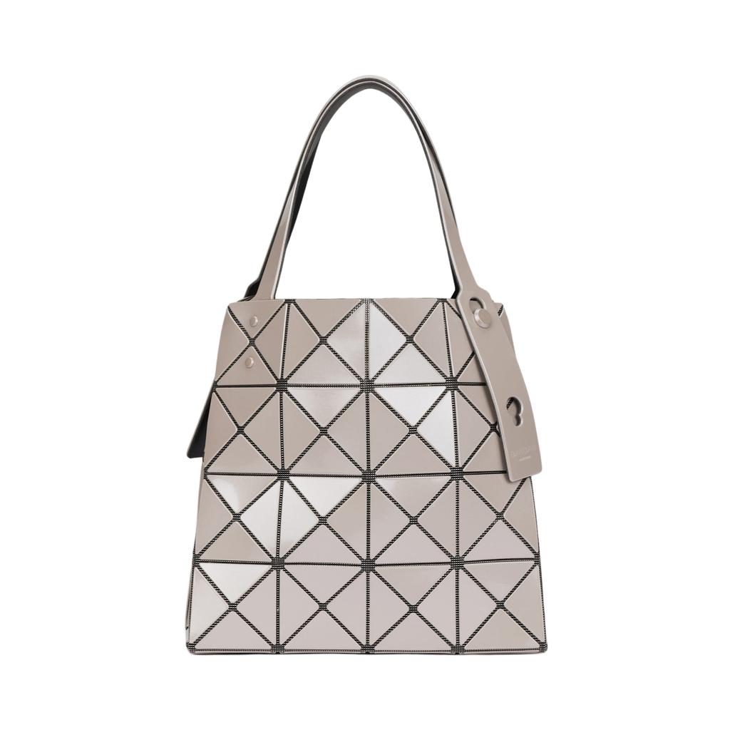 ISSEY MIYAKE CARAT PVC Shoulder Bag Women's White Beige BB53-AG611-05
