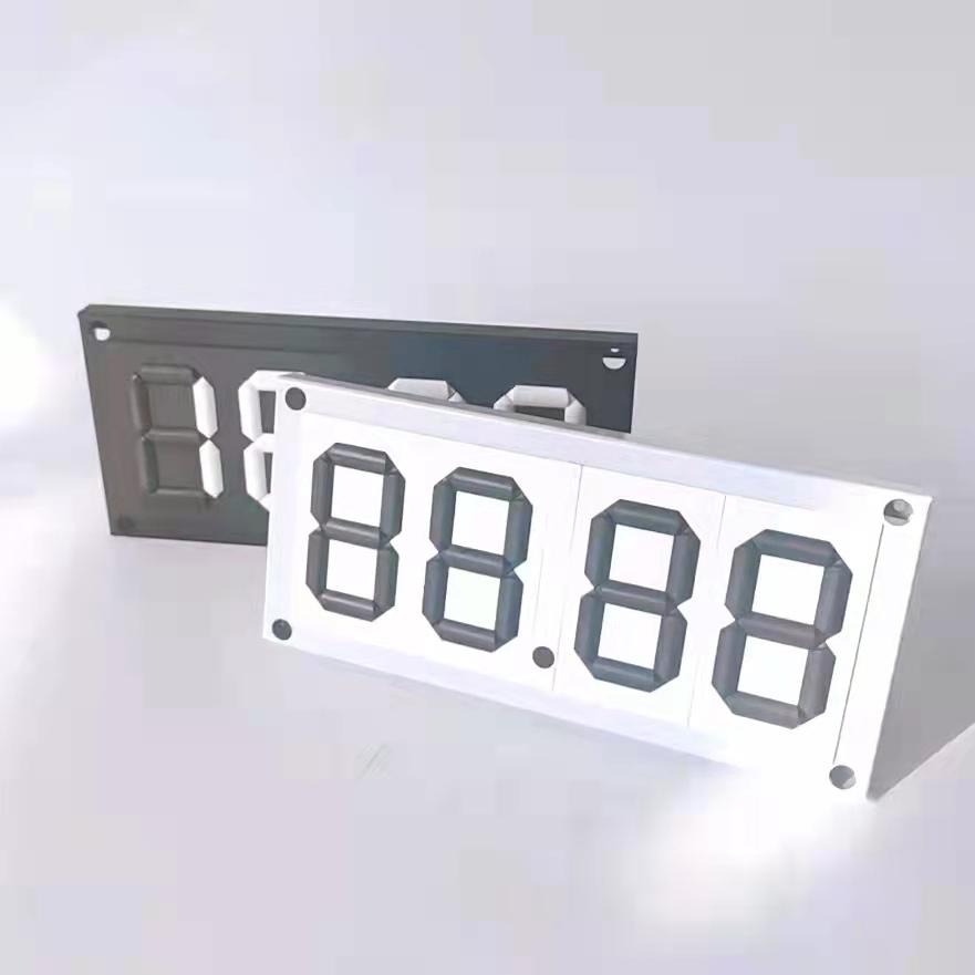 Ultra-clear 7-segment Number Digital Signage for Office Building Lobby