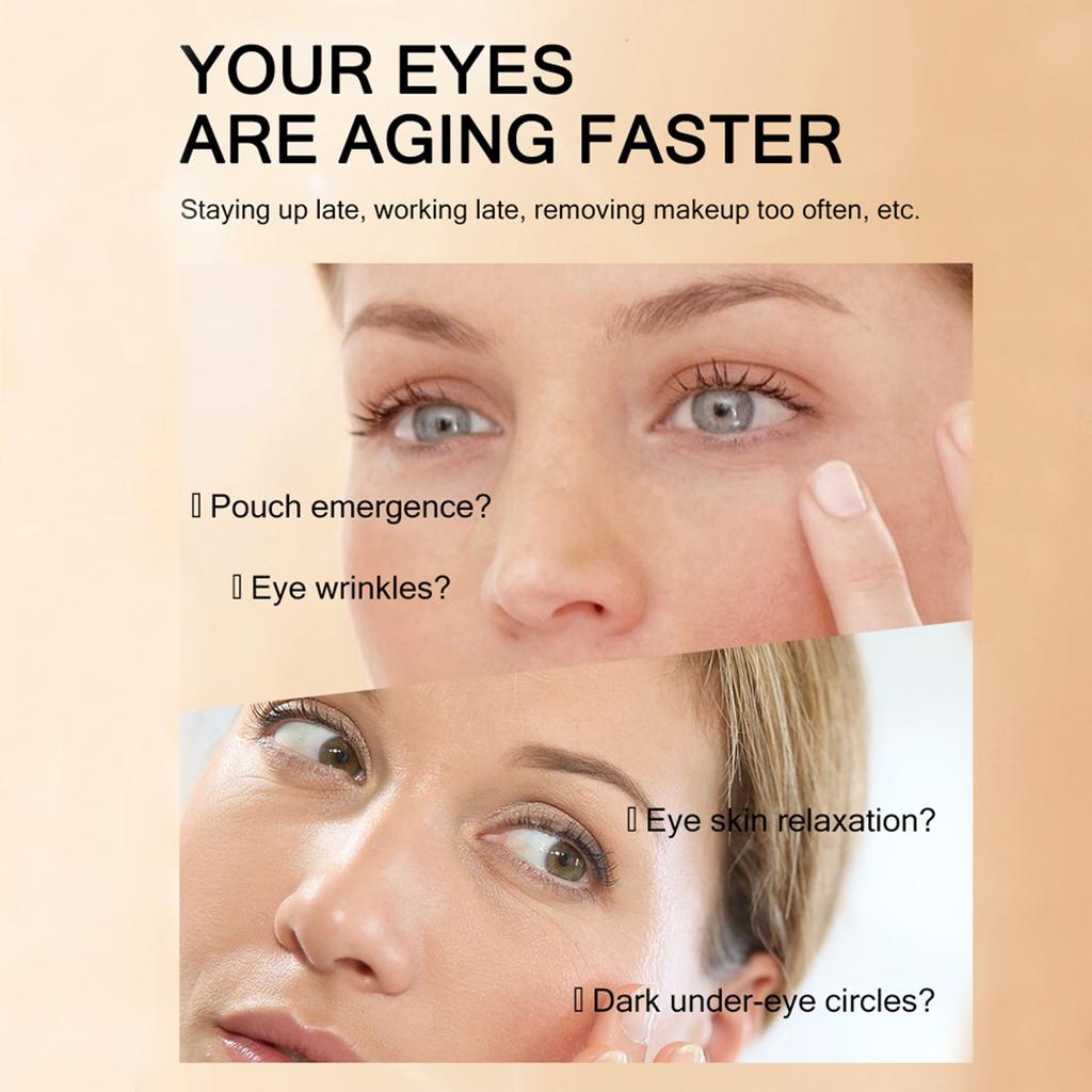 Увлажняющие повязки для глаз Подушечки для глаз 60 шт. Подушечки для глаз 24k Коллагеновая маска для глаз Увлажняющая маска для удаления темных кругов Уменьшение тонких линий и морщин, 10 мл