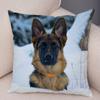Sofa Home Pillowcase German Shepherd  Decoration Pet Animal Cushion