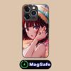 Чехол для телефона Oshinoko Арима Кана для iPhone 17 16 15 14 13 12 11 Air Pro Max Plus Mini MagSafe Стеклянный Цветной Чехол Красивый Чехол