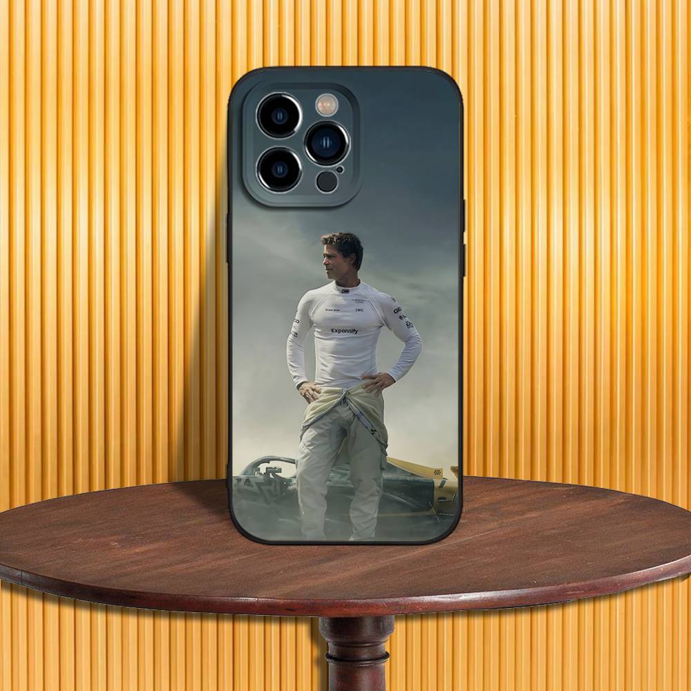 S-Sonny Hayes B-Brad P-Pitt Phone Case For iPhone 17,16,15,14,13,12,11,Pro,Max,Plus,X,XS,SE4,E,Mini,Soft Black Case