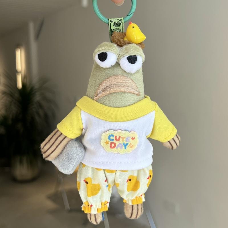 Cute Cartoon Spongebob Series Pendant Doll Keychain Bag Decoration Ornament Kids Gift