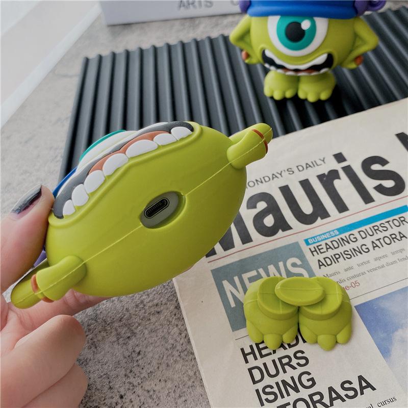 Cartoon standing big eye boy AirPods pro1 apple bluetooth headset case 1/1 generation cute protective case