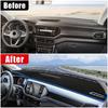Автомобильные аксессуары для Volkswagen VW T-Cross TCross 2019 2020 2021 2022 2023 Чехол для приборной панели, не допускающий попадания света, анти-УФ-излучения, нескользящий коврик