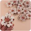 Cotton Pacifier Clips DIY Pacifier Clip Pacifier Clip Holder for Teething Baby Toddler Cute Small Flower Shaped Durable