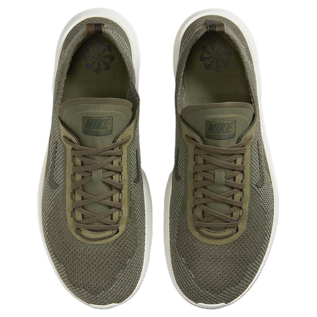 Nike Бесплатные мужские беговые кроссовки 2025 года, цвет Medium Olive Cargo Khaki Sail Sequoia, модель HF1078-200