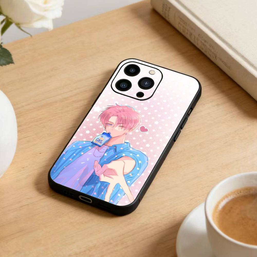 Чехол для телефона W-Tamon B-Side для iPhone 17 16 15 14 13 12 Max Plus Силиконовый Черный Чехол