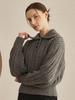 NOUVE Cable Collar Wool Knit - M. Gray