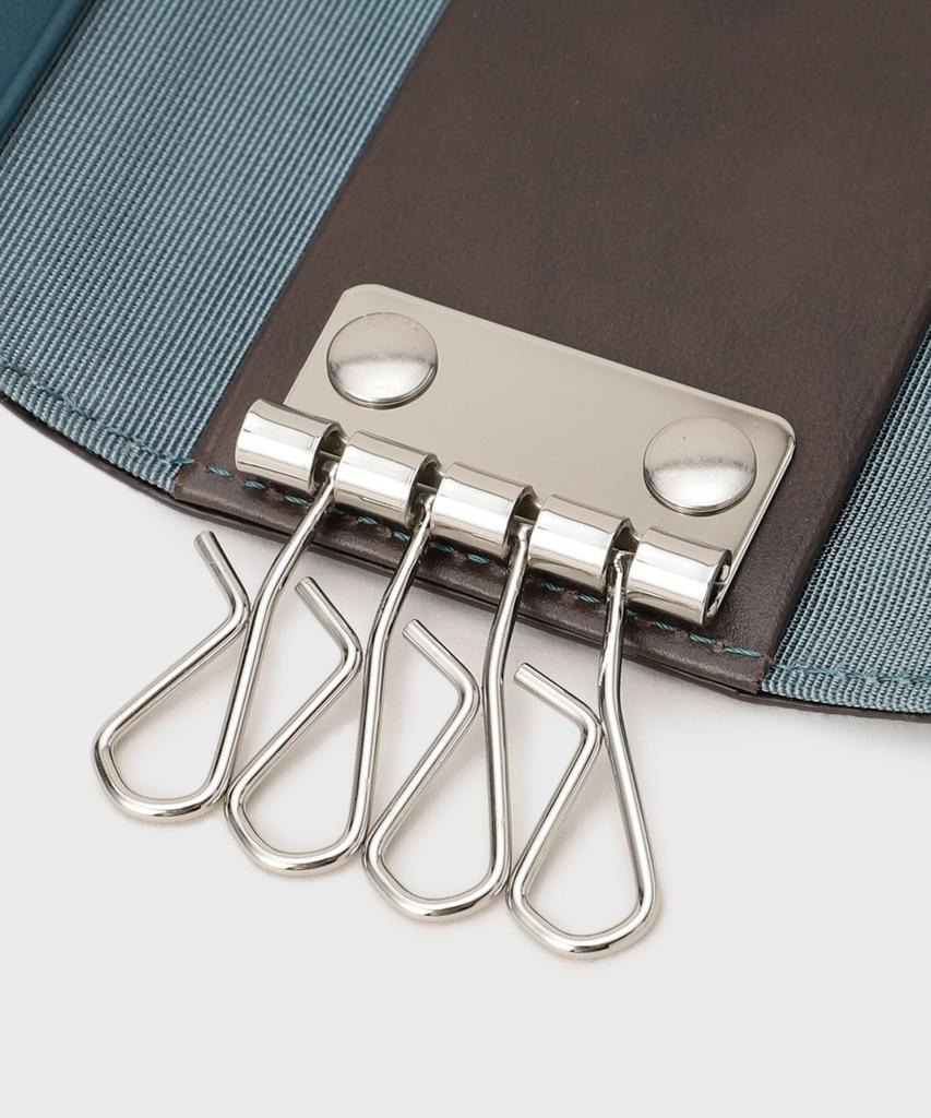 Футляр для ключей Takeo Kikuchi, Брелок, Шарм [НОВЫЙ Кожа Рябь] Футляр для ключей G8709491 Мужской Темно-синий (094) 00 (СВОБОДНО)