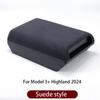 For Tesla Model Y Juniper 2026  Accessories Armrest Protector Box Cover Black Soft Suede Center Console Panel Pad Model 3/Y 2021
