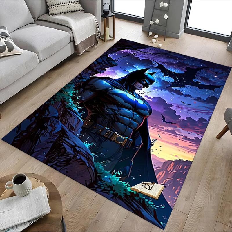 1 шт. Ковер Batman Night, для декора дома и офиса, Ковер под офисное кресло, Праздничный подарок, Ковер для конференц-зала L1149