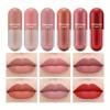 3-color Capsule Lip Gloss Velvet Matte Velvet Non-stick Cup Waterproof Non-smudge Non-fading Liquid Lipstick Set