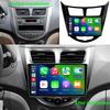 Для Hyundai Solaris Accent i25 2010 - 2016 Автомобильный Радиоприемник Android 14 Carplay Мультимедийный Плеер Авто Радио Стерео 2din Головное Устройство