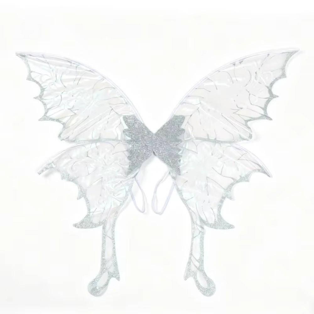 Sparkling Organza Butterfly Wings Floral Embroidered Cosplay Wings Fairy Wings  Halloween Party