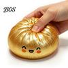 Durable Squeeze Ball Steamed Bun Stress Ball, Soft TPR Dumpling Toy Tactile with Mini Inside, Slow Rising Fidget for Adults Portable