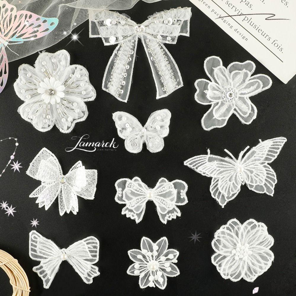 Нашивки для одежды необычной формы пришивные DIY аппликации для одежды вышитые тканевые нашивки