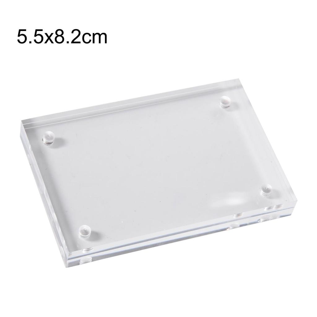 Transparent Acrylic Photo Frame Magnetic Poster Display Stand