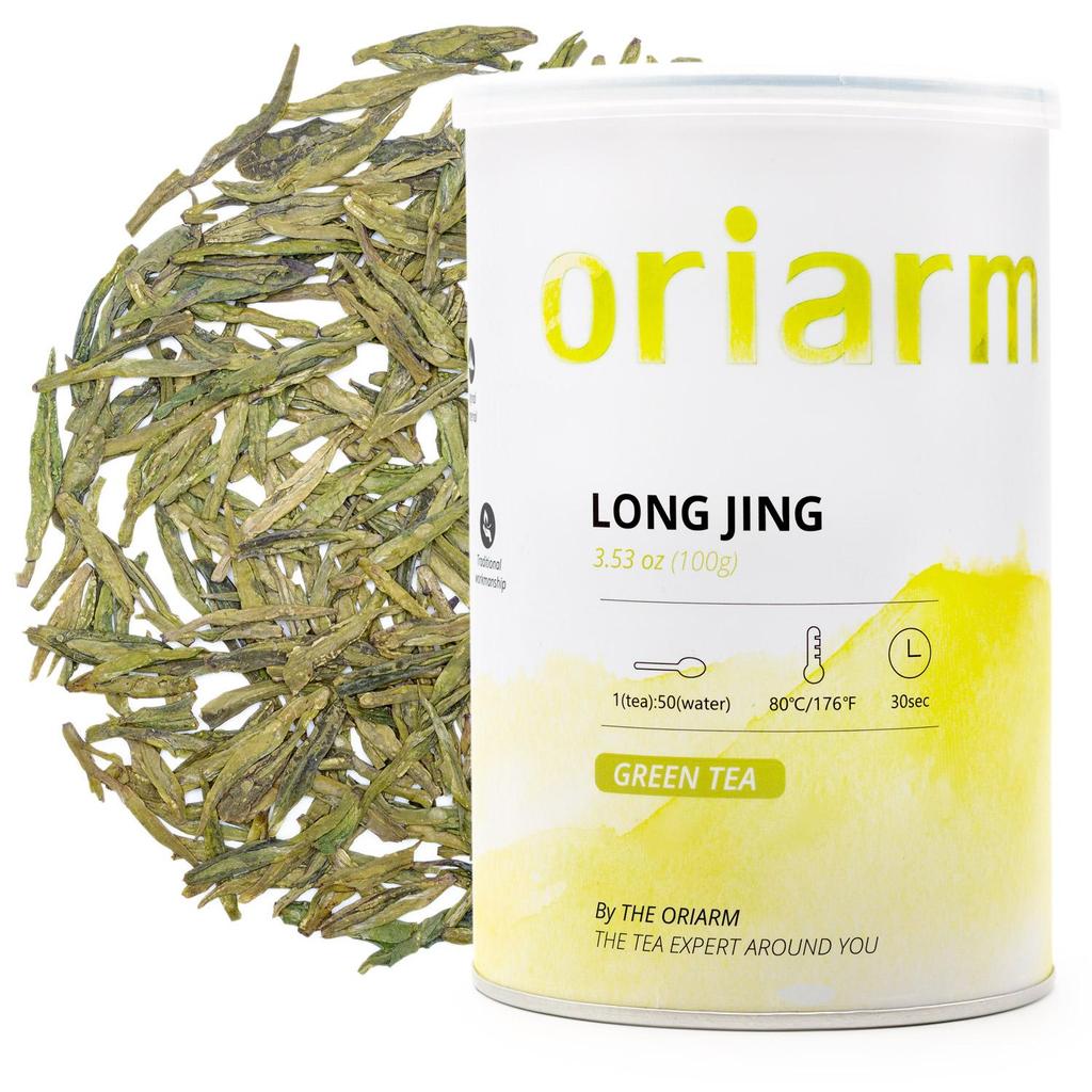 Long Jing Green Tea Yuqian 1st Grade Tin 100g