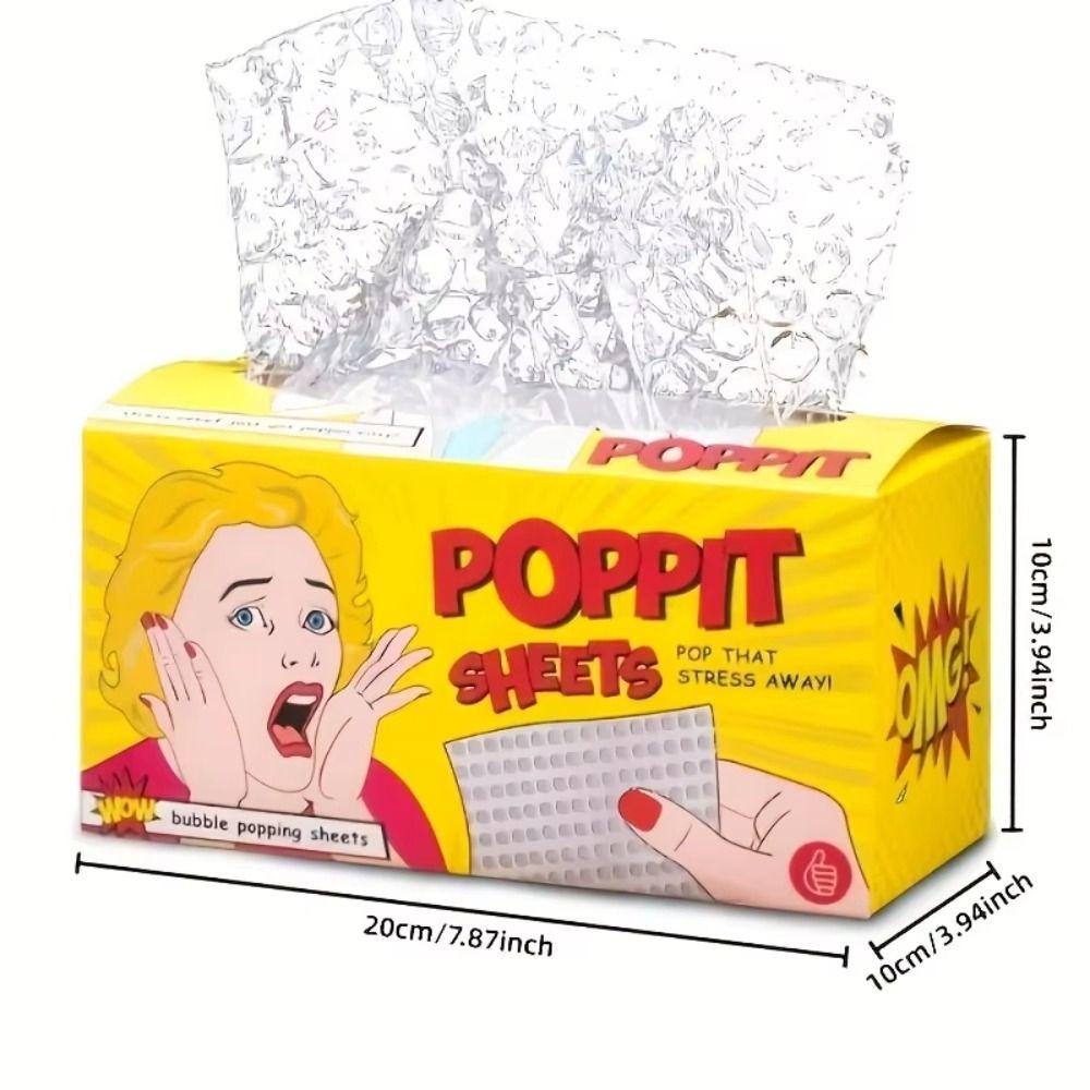 Bubble Paper Film Mini Bubble Wrap Transparent Circular Bubble Bubble Pumping Paper Press Pinch Burst Poppit Stress Sheets