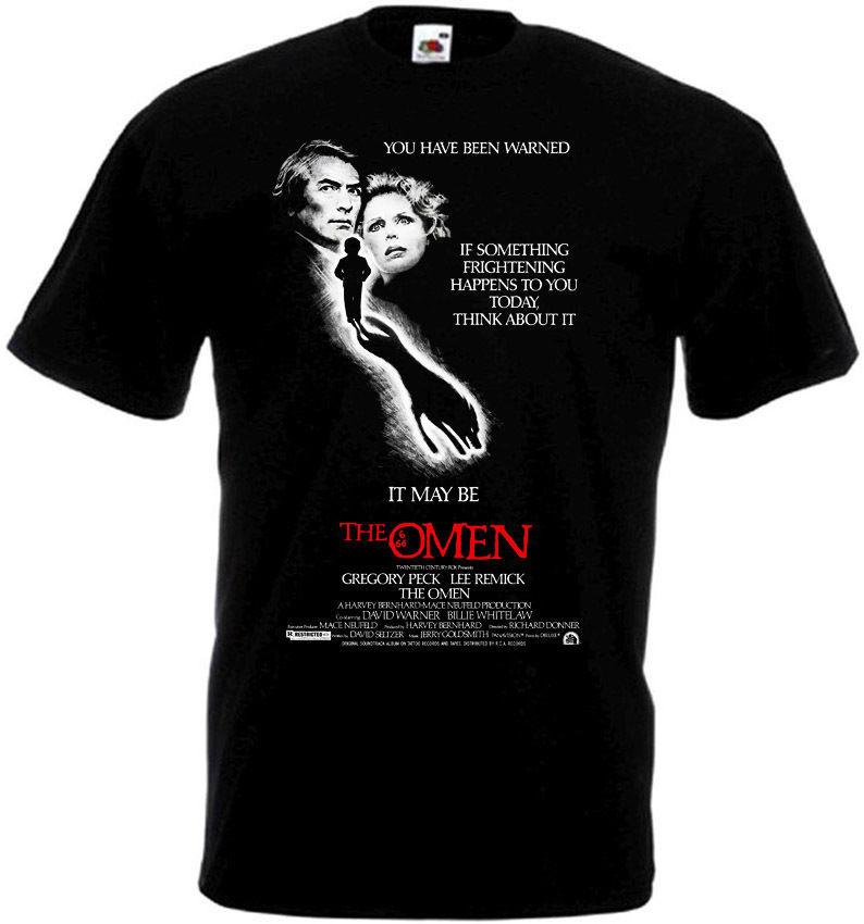 THE OMEN Movie Poster T-shirt Black all sizes