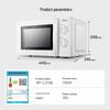 Midea Компактная микроволновая печь 20 л, штепсель CN (адаптер в комплекте)